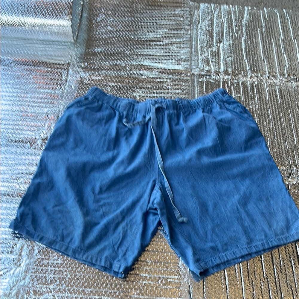 Woman within Woman Blue Casual Shorts